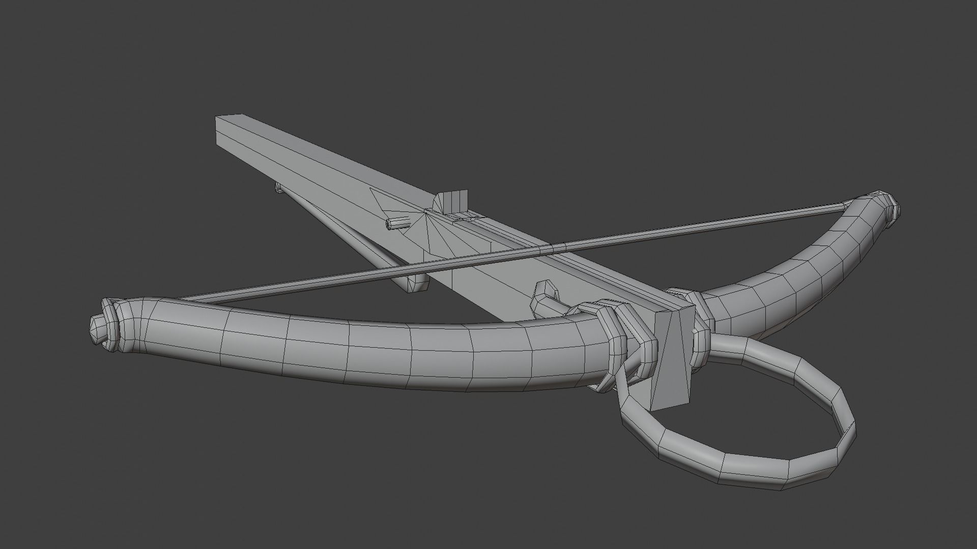 Medieval Bows and Crossbows 3D Model Collection_27