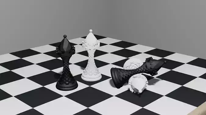 Paradigm Chess30 Dragon Bishop 3d printable 3D print model