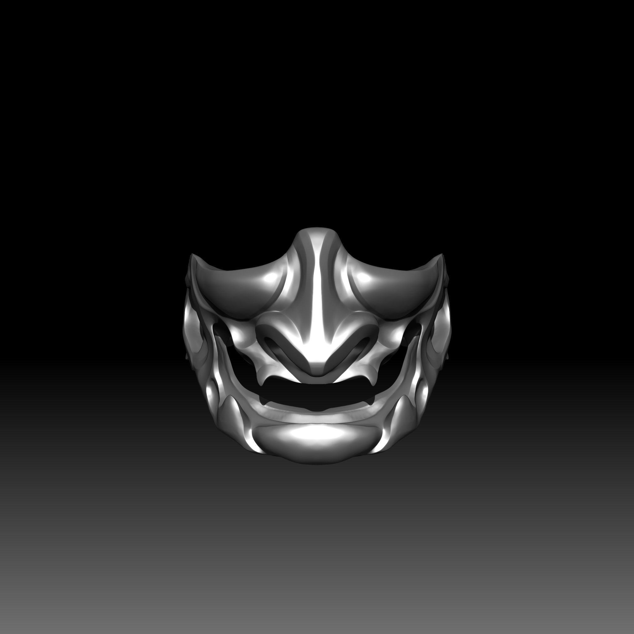 Samurai Ring 3D print model_3