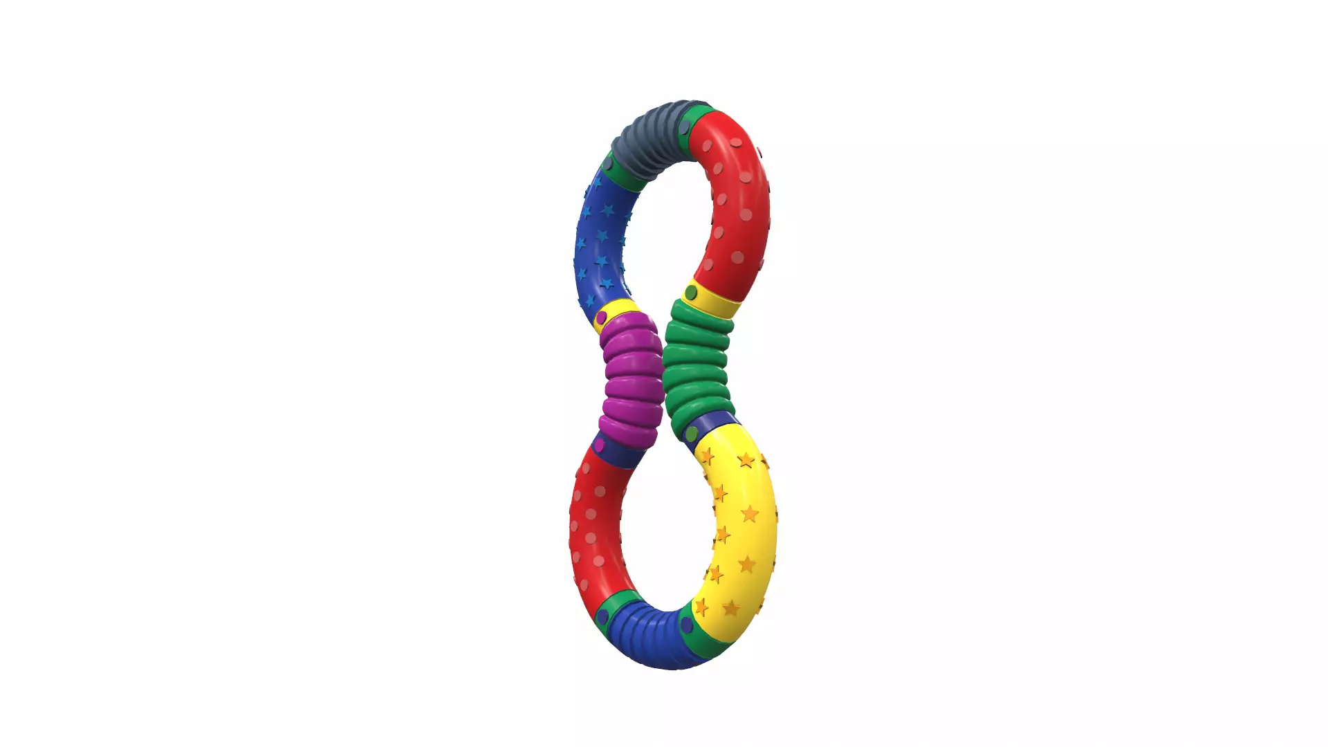 Plastic baby toy rattle 3 3D model_0