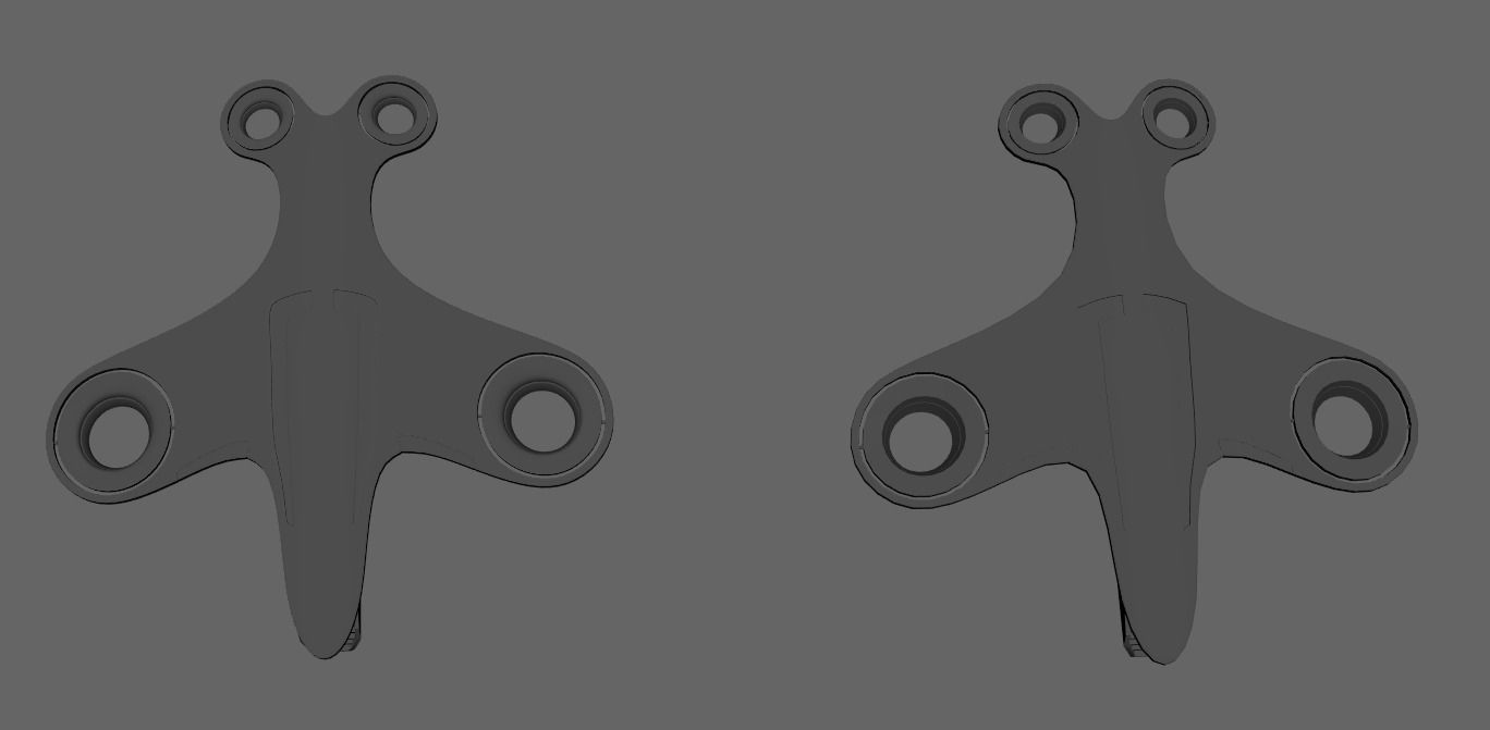 Bladeless Military Drone Low-poly 3D model_19