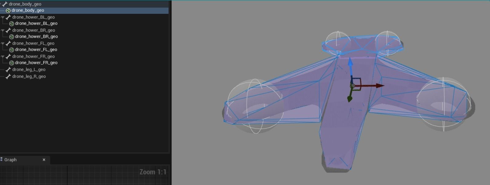 Bladeless Military Drone Low-poly 3D model_22