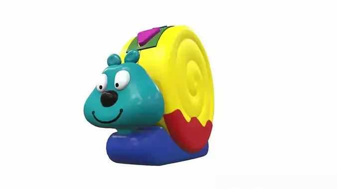 Plastic baby toy snail 1