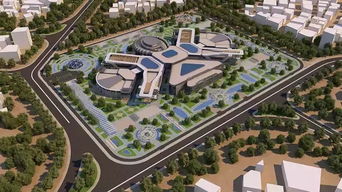 0067 - Culture Center - 2022 - 02 - 2Ds Plans - 3Ds Files 3D model