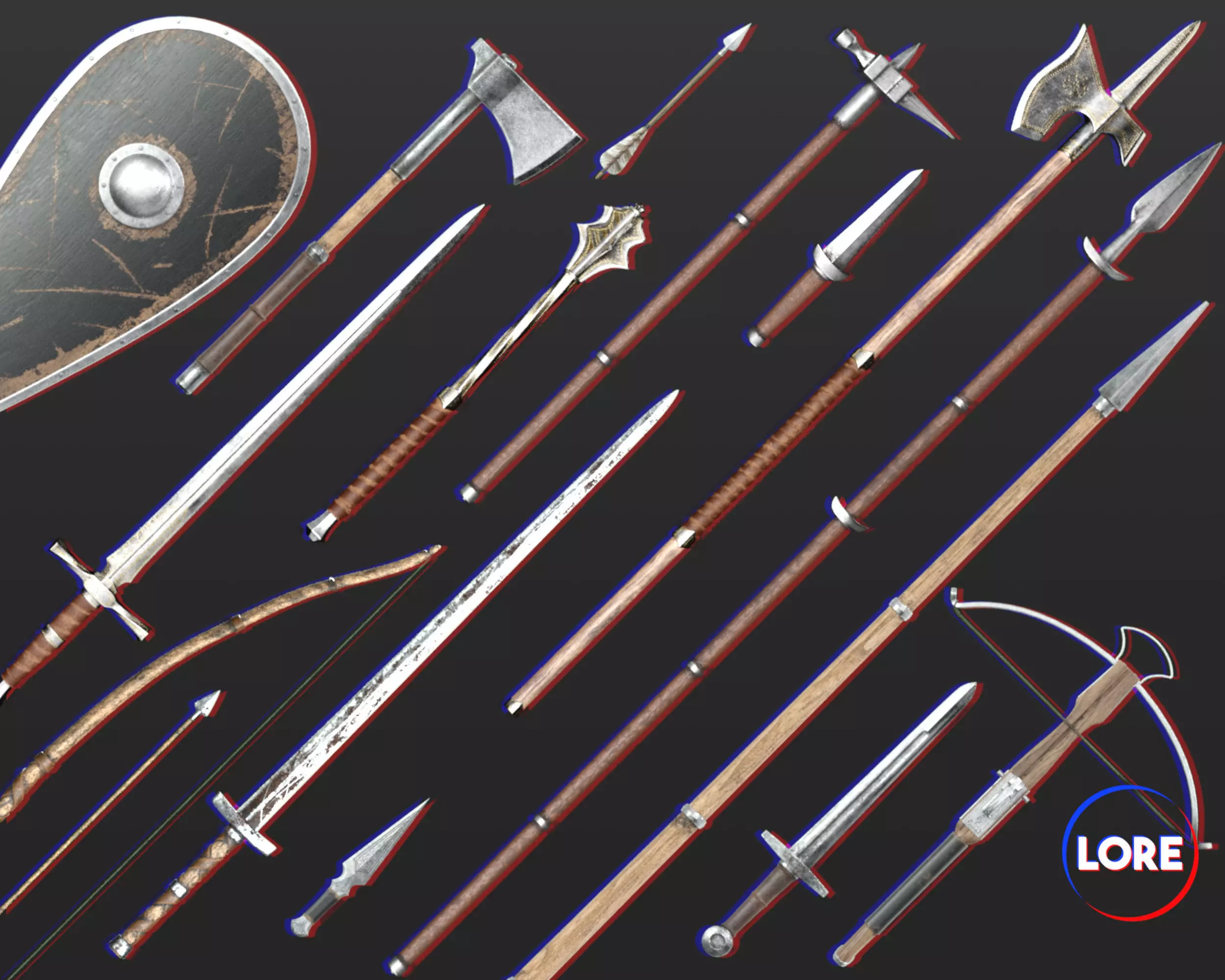 Medieval Collection Weapons Variety Pack _0