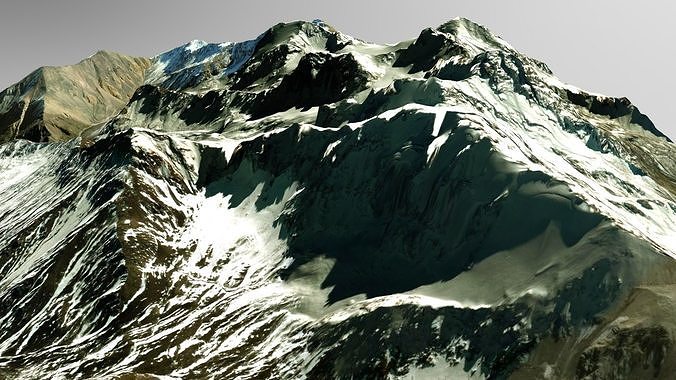 Mountain landscape Mkyara Subashi 3D model