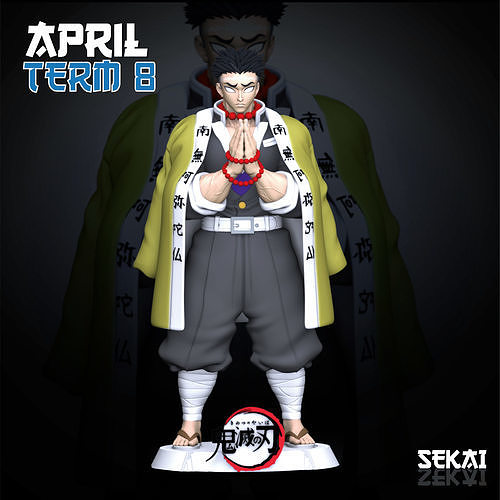 Gyomei Sculpture Sekai 3D Models Ready for 3D printing 3D print model