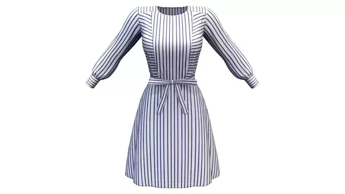 Women Long Sleeves Casual Work Dress