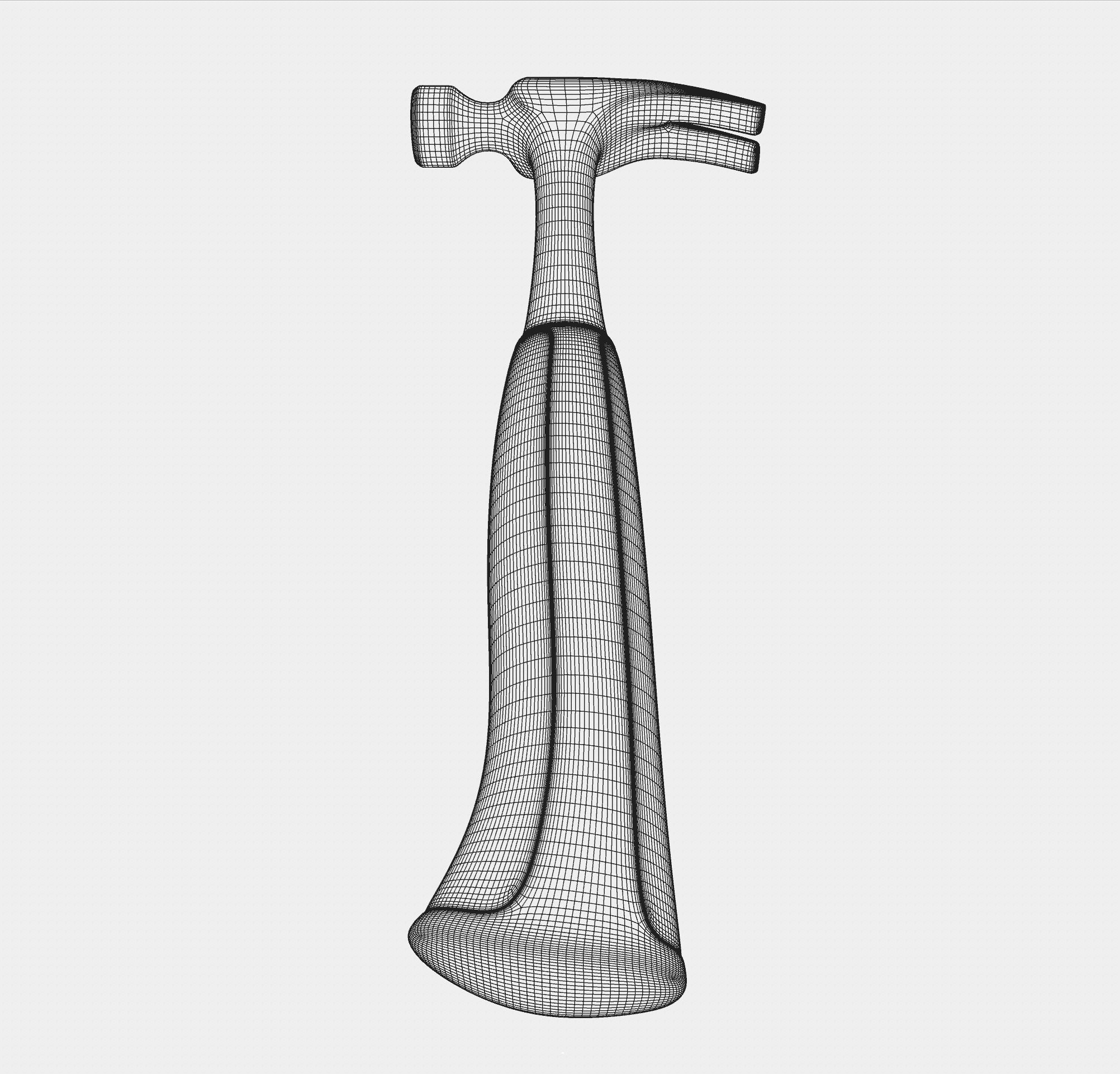Claw Hammer 3D model_6