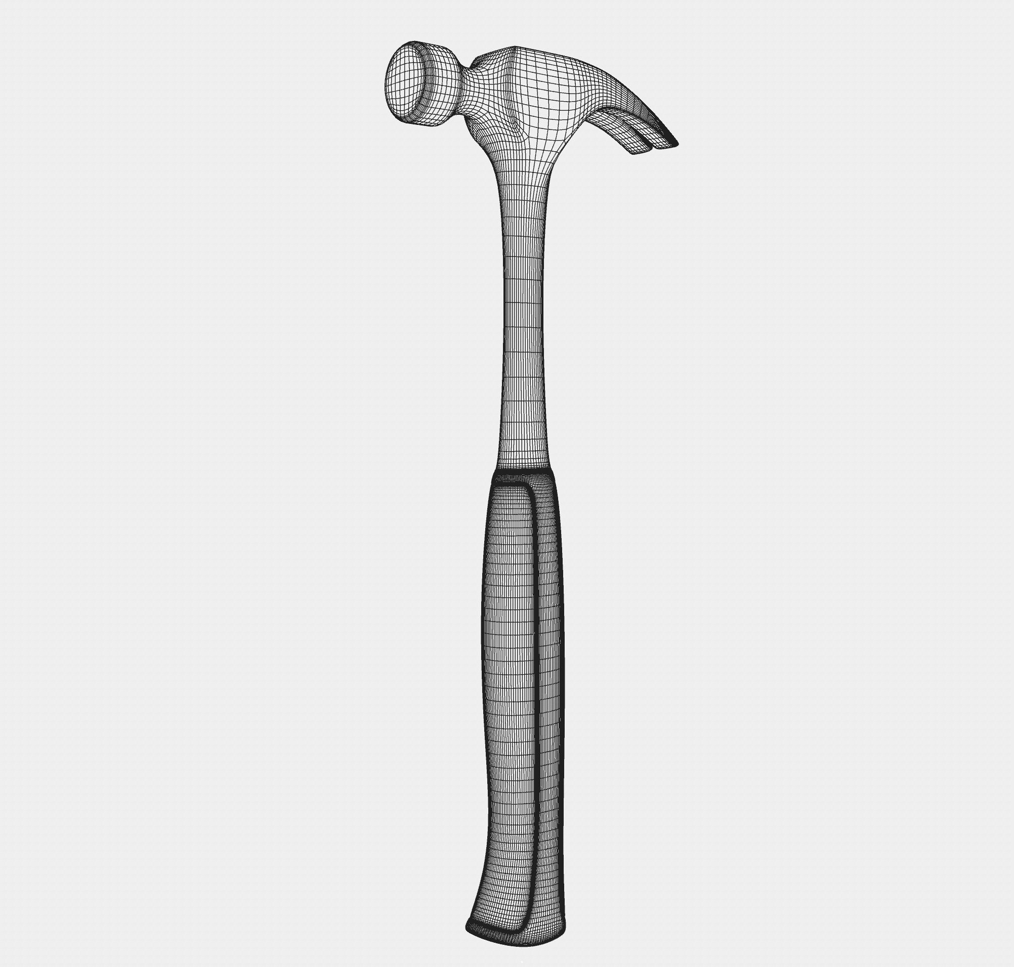 Claw Hammer 3D model_9