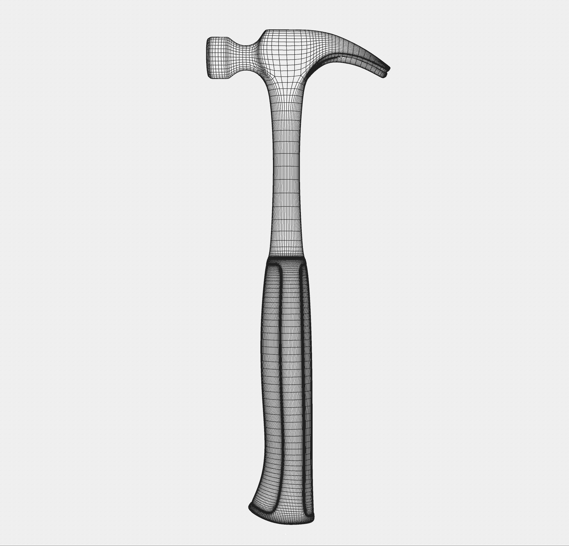 Claw Hammer 3D model_7
