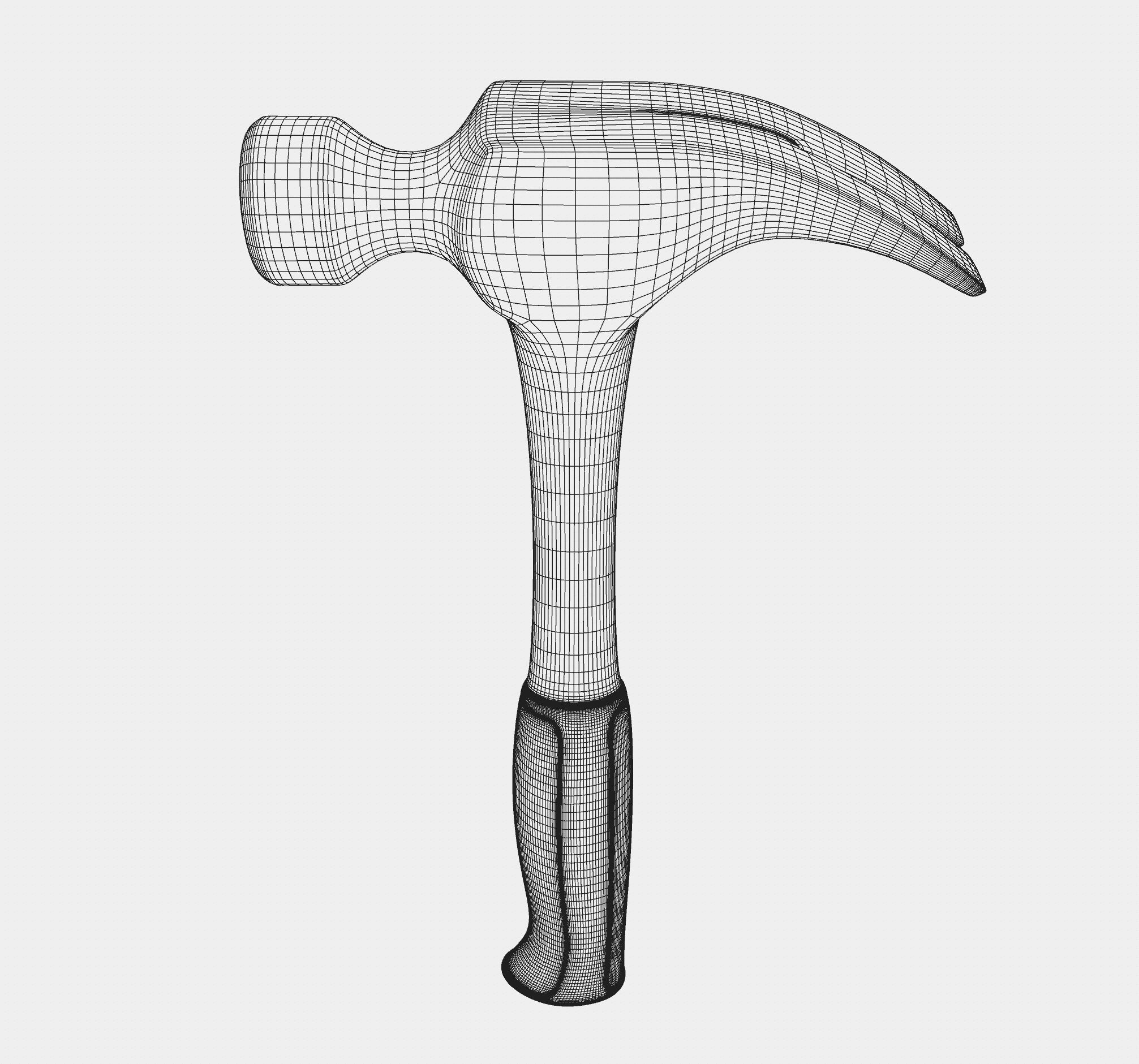Claw Hammer 3D model_8