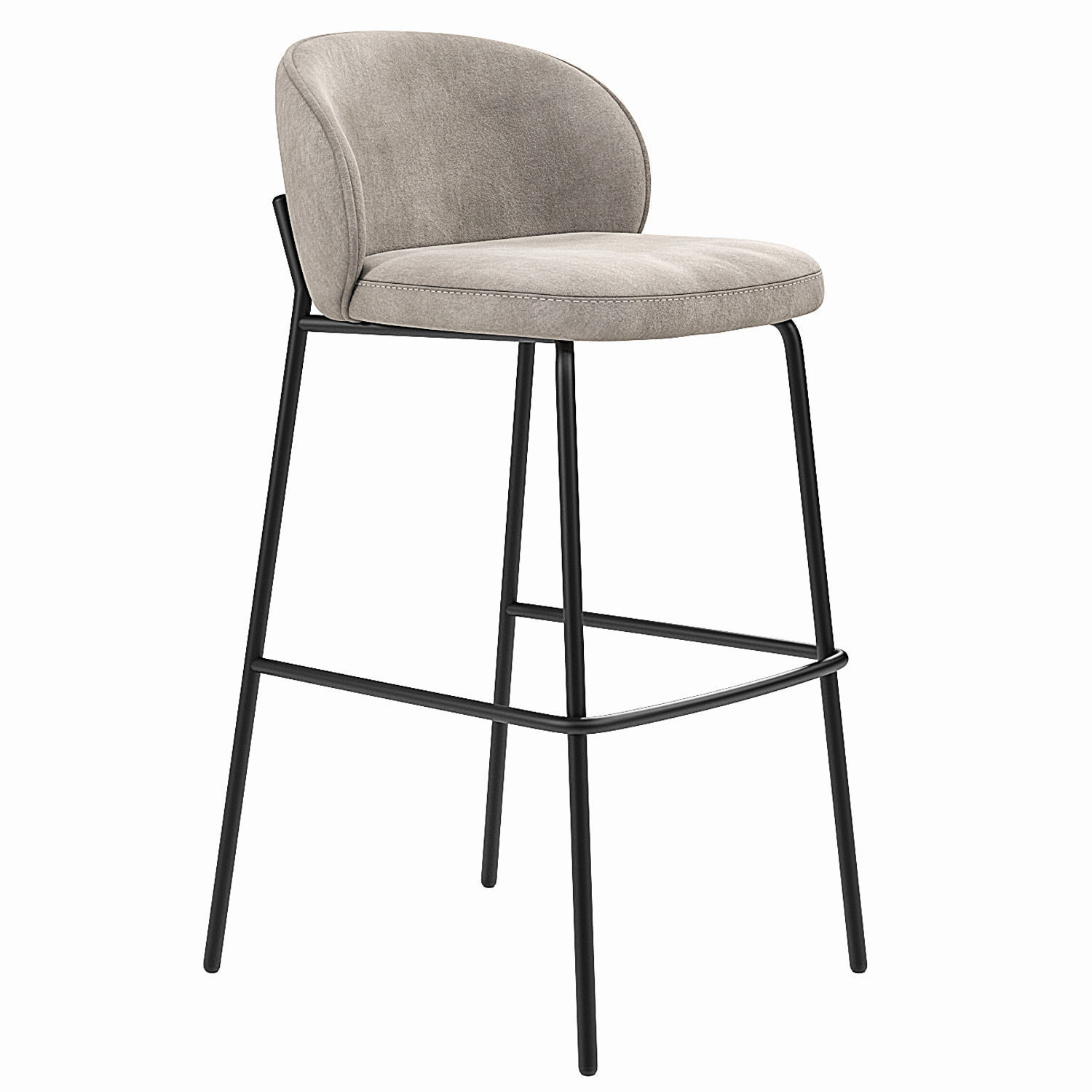 Princeton BoConcept Bar Stool 3D model_9