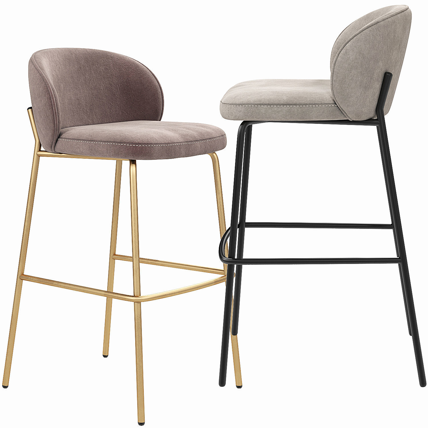 Princeton BoConcept Bar Stool 3D model_1