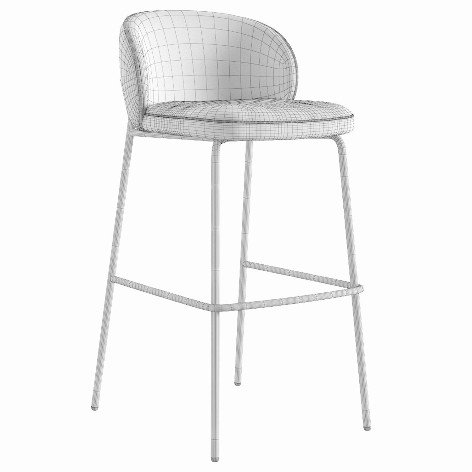 Princeton BoConcept Bar Stool 3D model_10