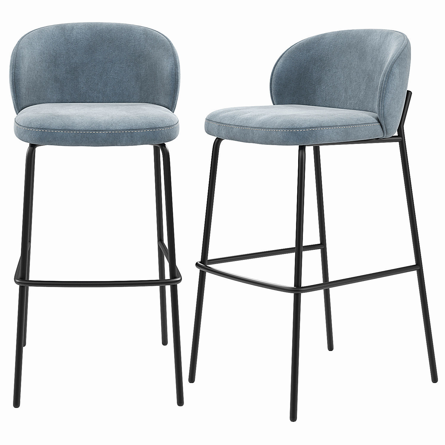 Princeton BoConcept Bar Stool 3D model_2