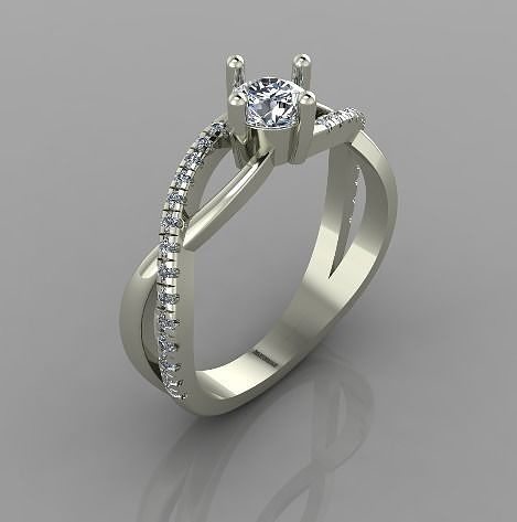 Ring For women 3d print model 3D print model