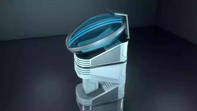 Sci Fi Incubation Chamber 3D model