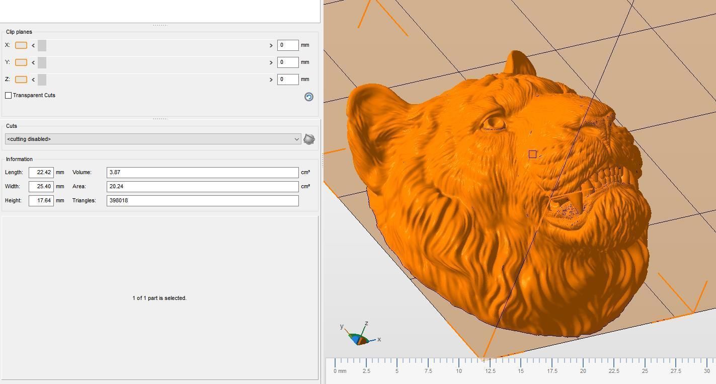 Tiger toothy 3D print model_13