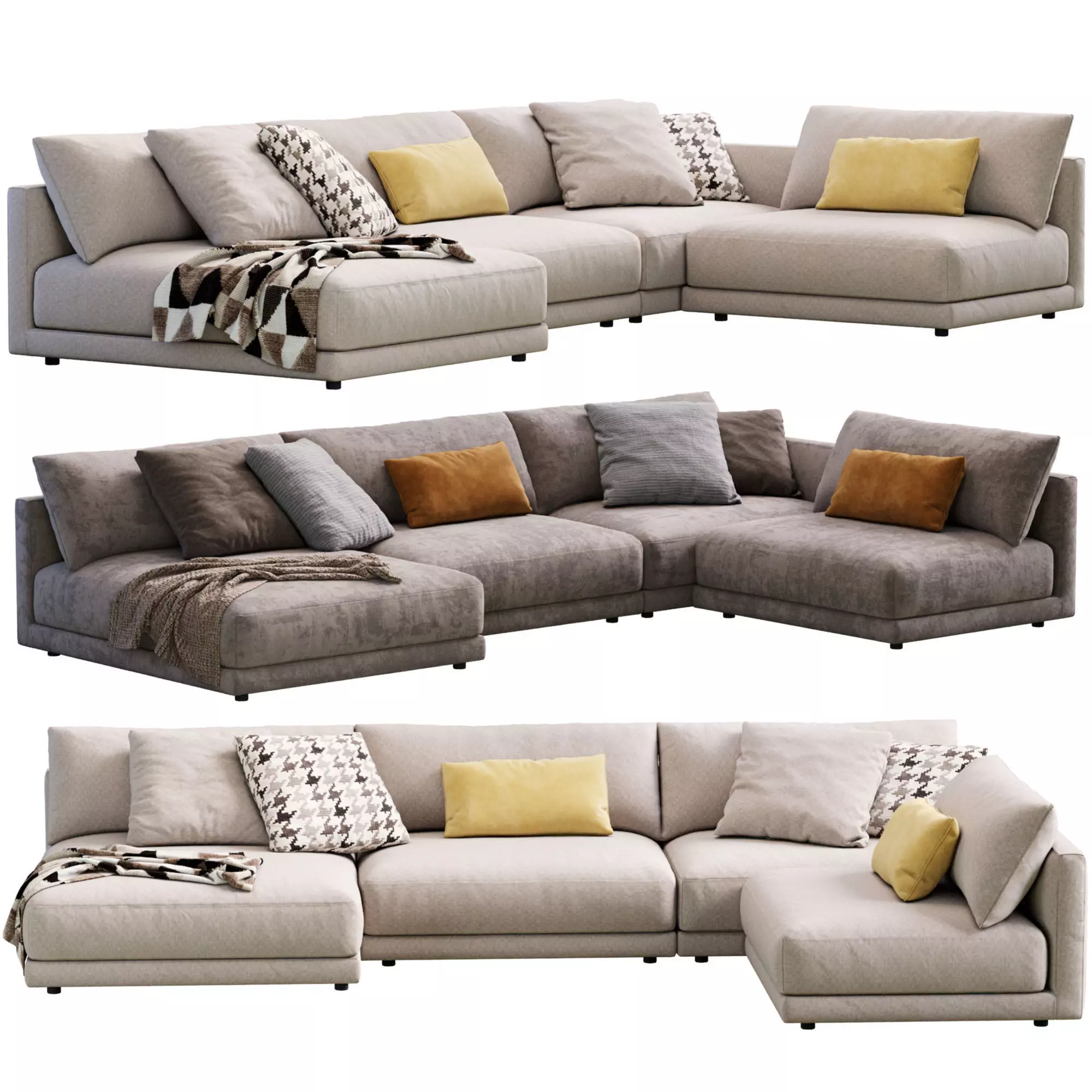 Sofa Katarina By Blanche 3D model_0