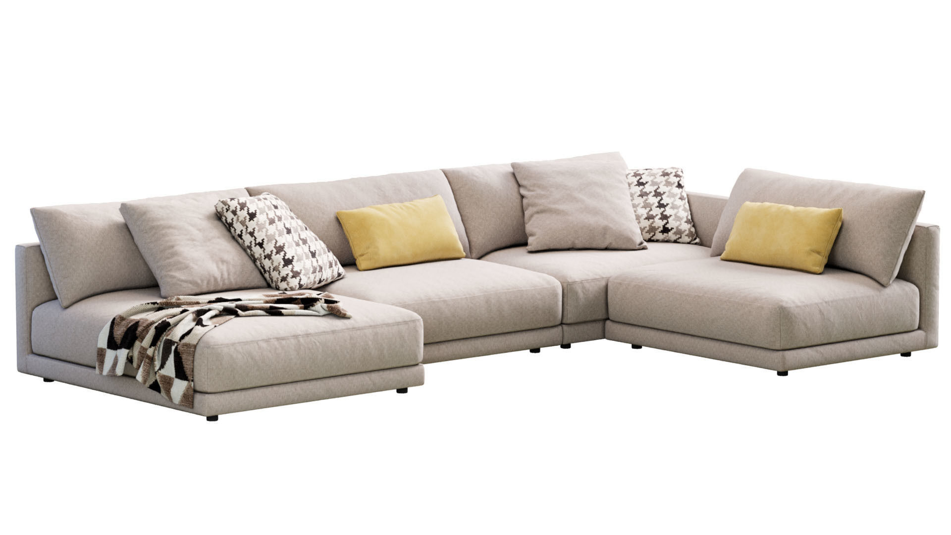 Sofa Katarina By Blanche 3D model_1