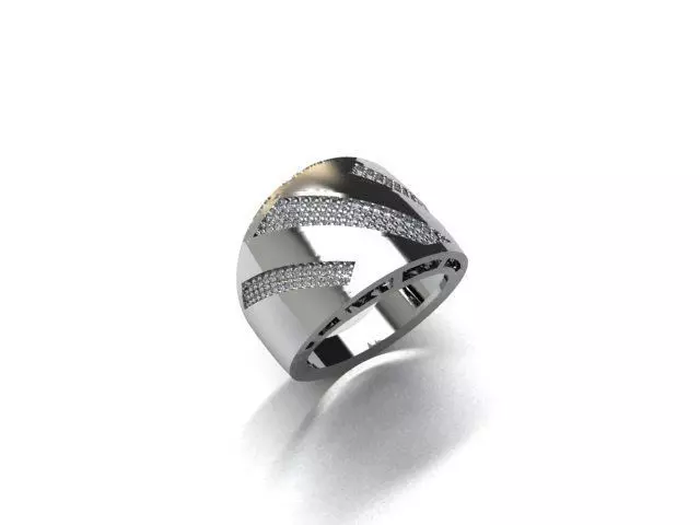 ring jewelry 3D print model_0