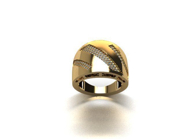 ring jewelry 3D print model_3