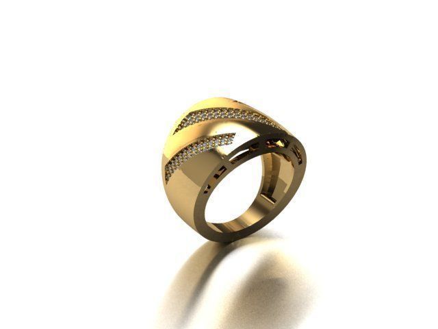 ring jewelry 3D print model_1