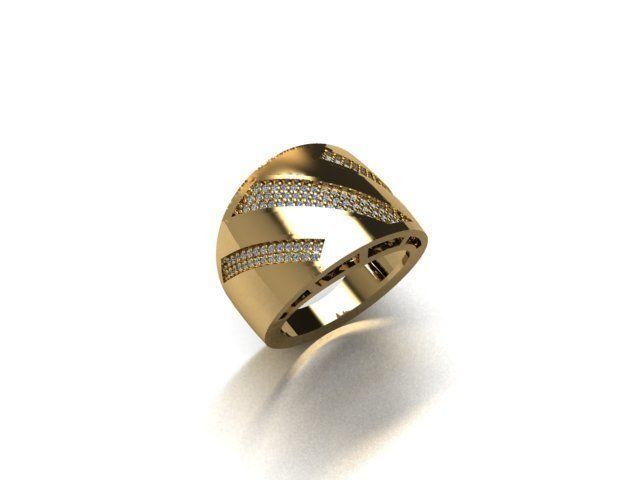 ring jewelry 3D print model_5