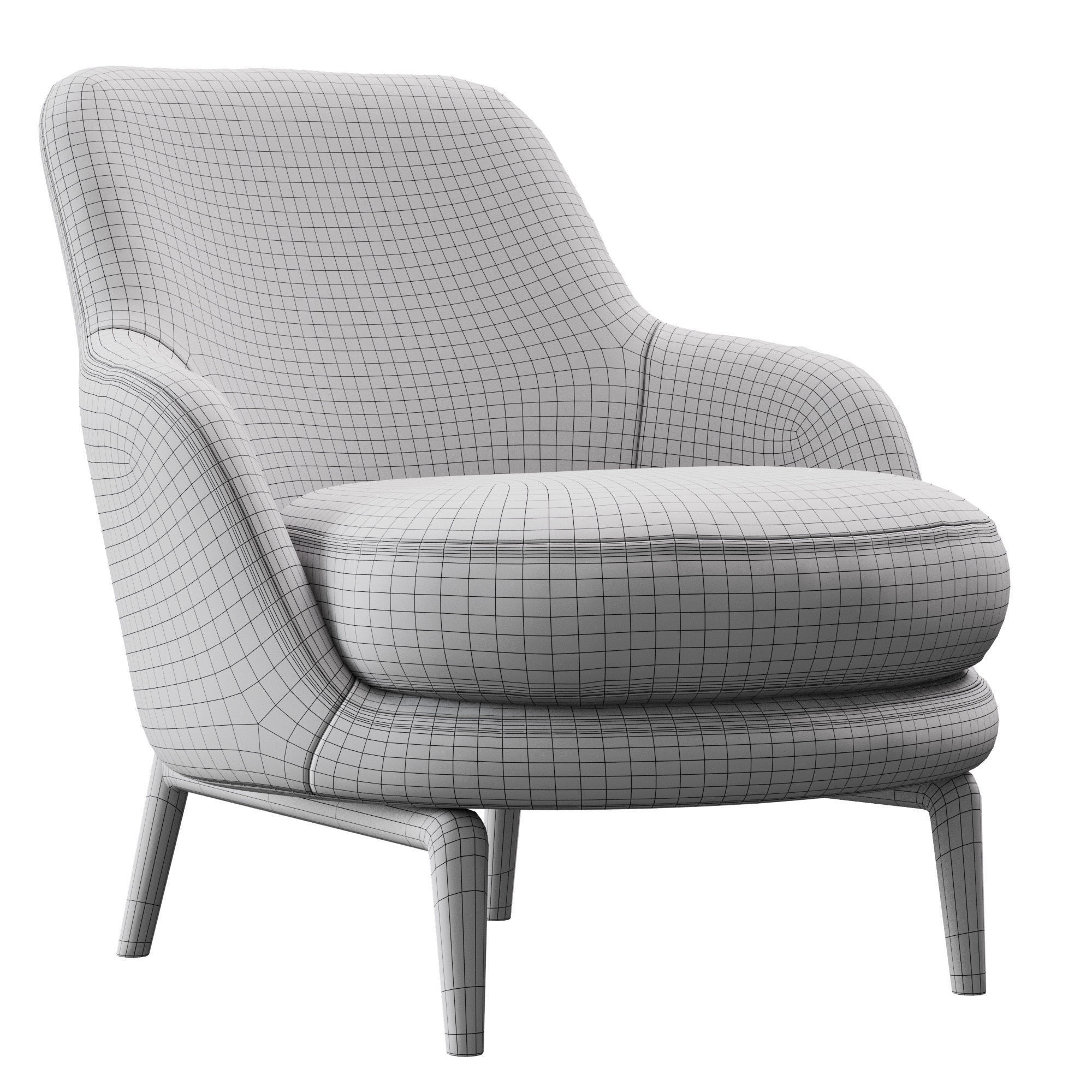 Leda By Flexform 3D model_9