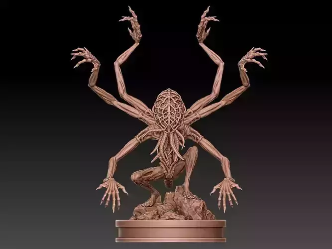 Bloodborne Amygdala Statue 3D High Poly Model