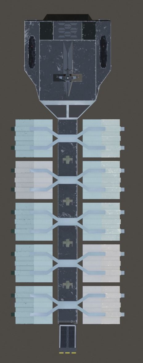 Plaustrum-class Medium Container Ferighter 3D model_4