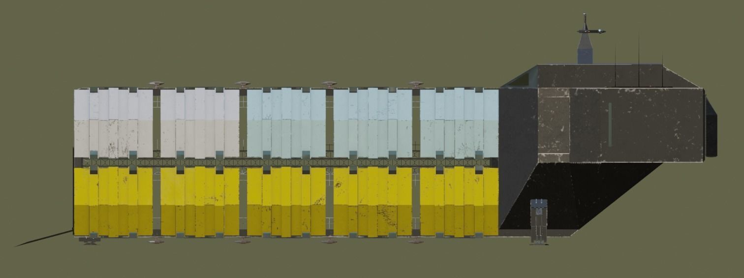 Plaustrum-class Medium Container Ferighter 3D model_1