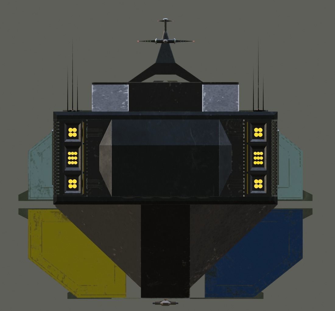 Plaustrum-class Medium Container Ferighter 3D model_7