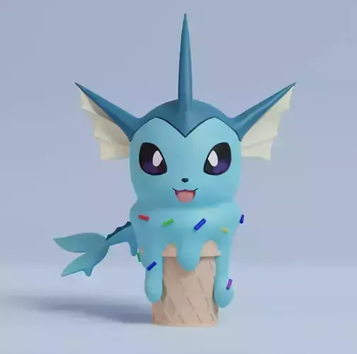 Pokemon - Ice Cream Vaporeon