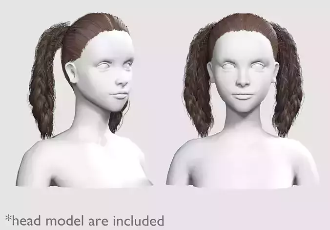 Ponytails Braids Hairstyle V18540 