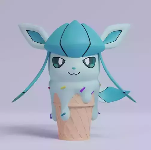 Pokemon - Ice Cream Glaceon
