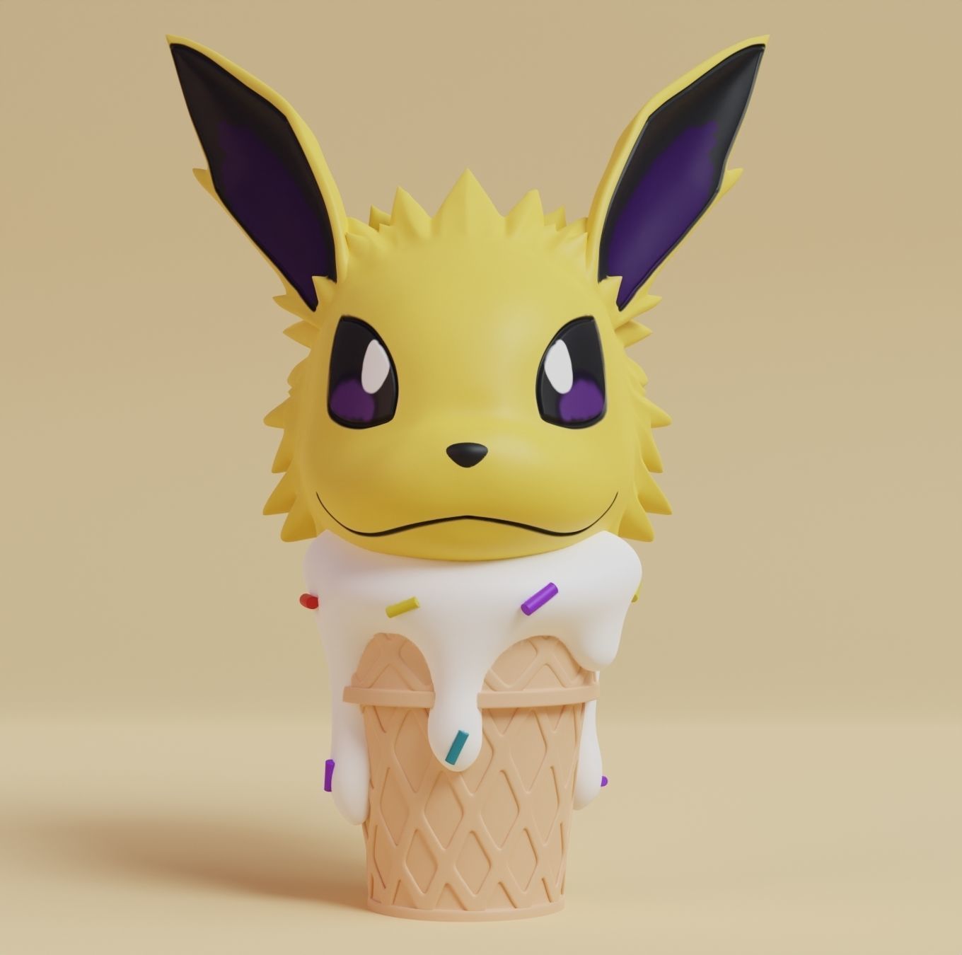Pokemon - Ice Cream All Eeveelutions 3D print model_25