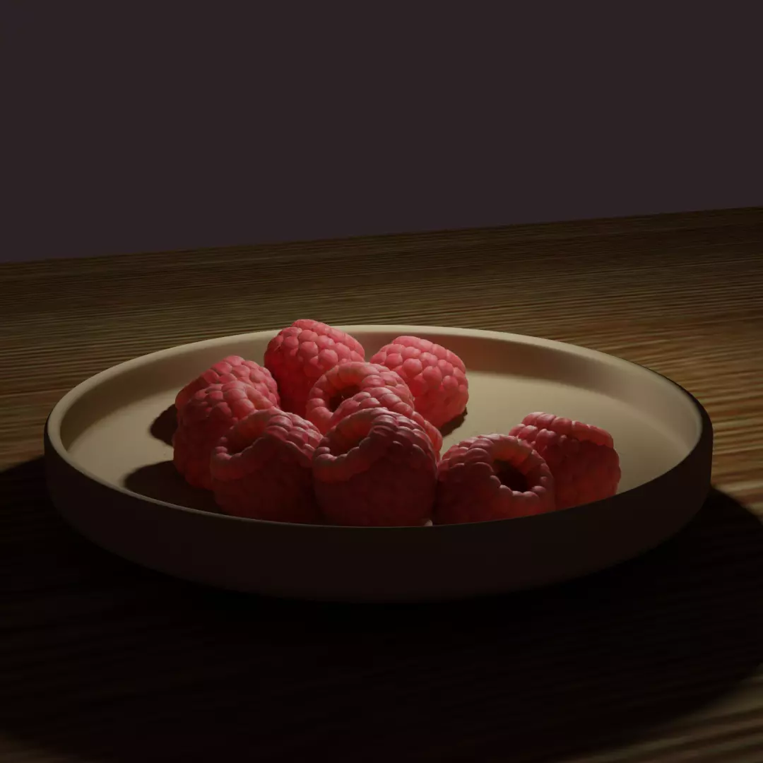 raspberry Free 3D model_0