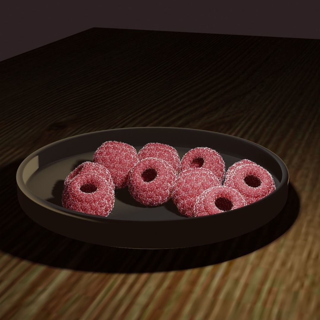 raspberry Free 3D model_3