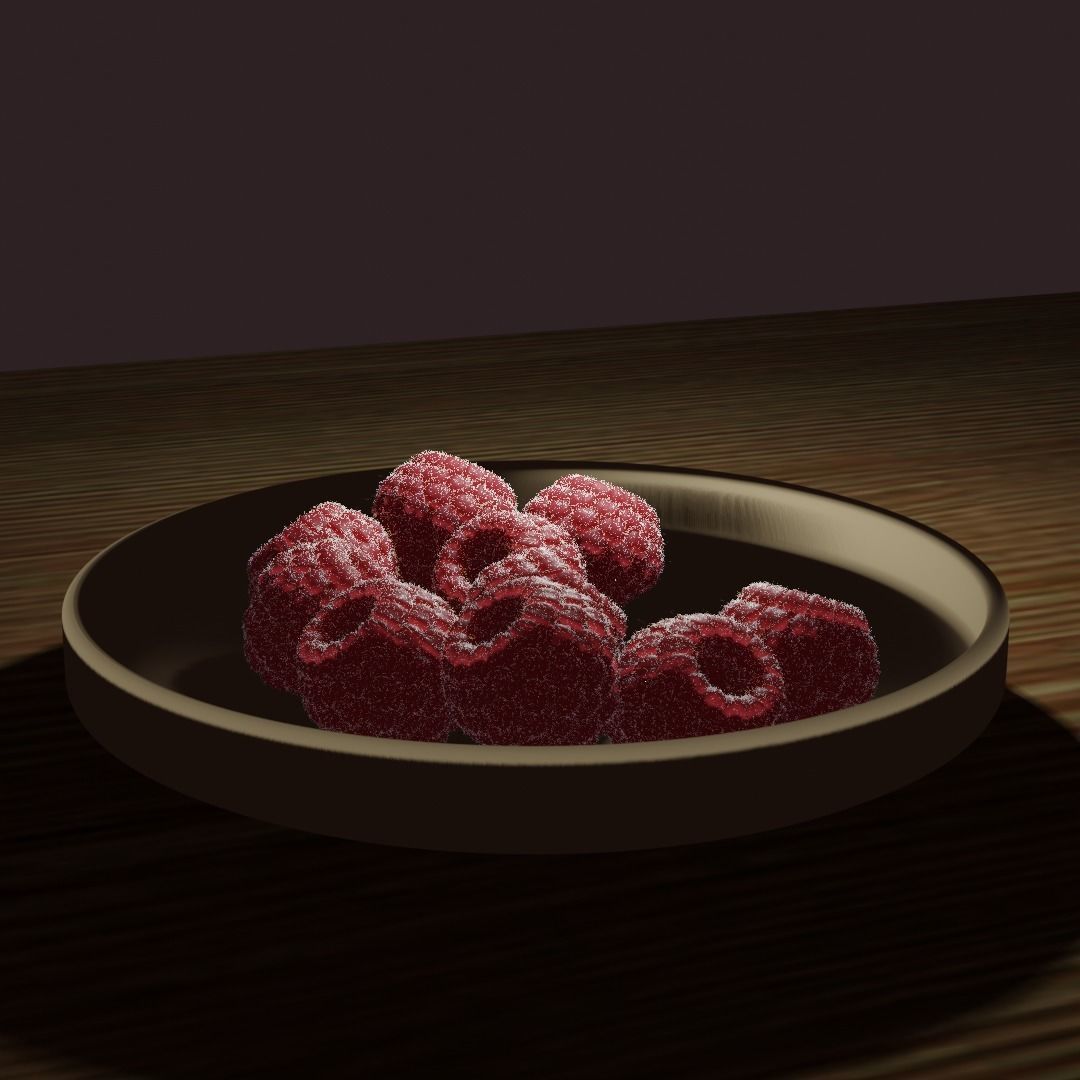 raspberry Free 3D model_1