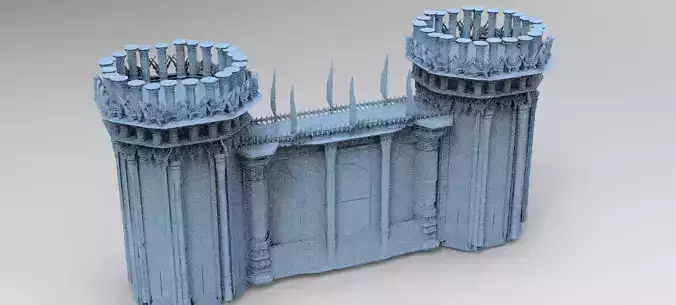 Ornate Elden Celtic Ring Bridge Towers Huge