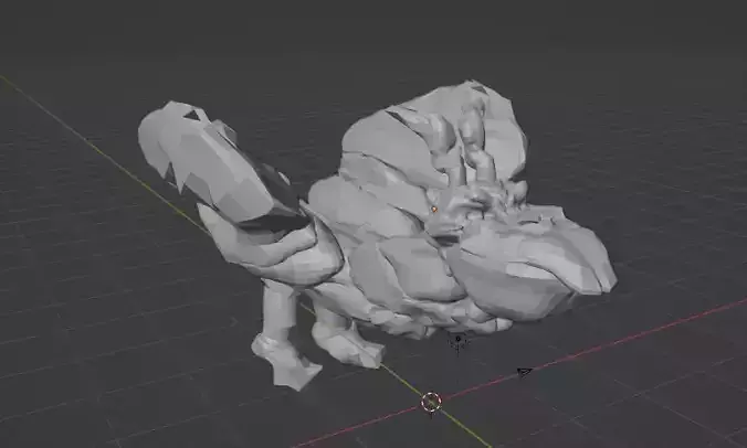 my first dragon ever in Blender