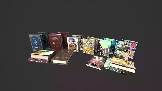 3D Books model sets