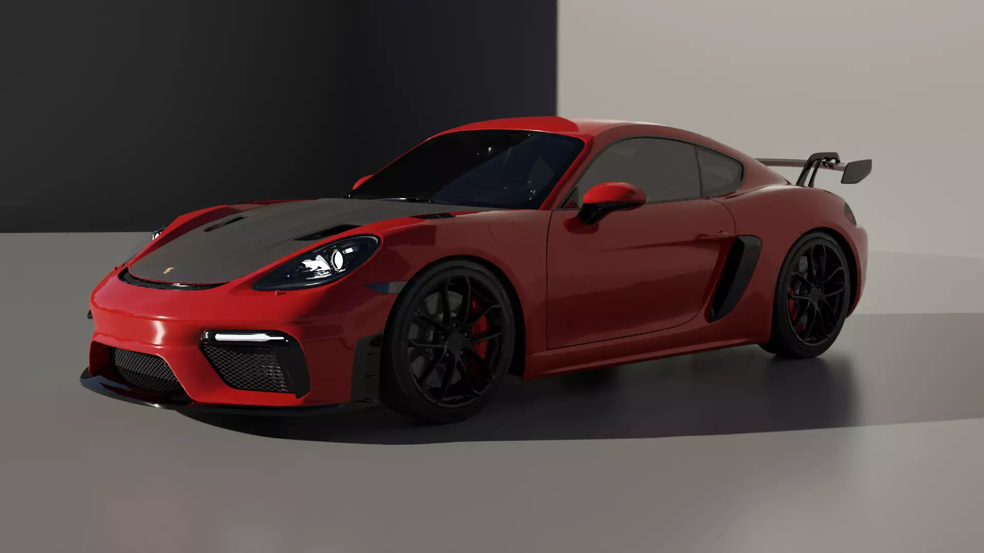Car Rigged - Porsche 911 GT3 RS 3D model