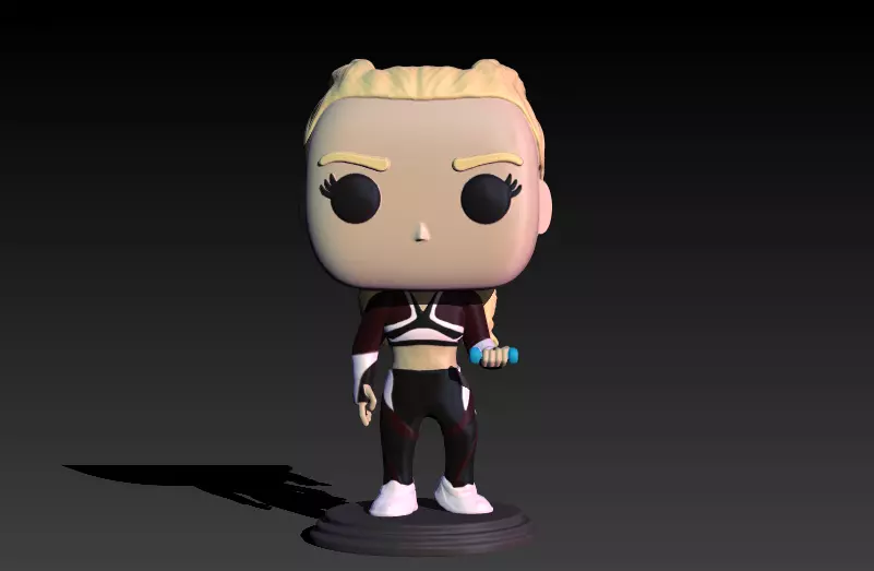 Funko gym girl 3D print model