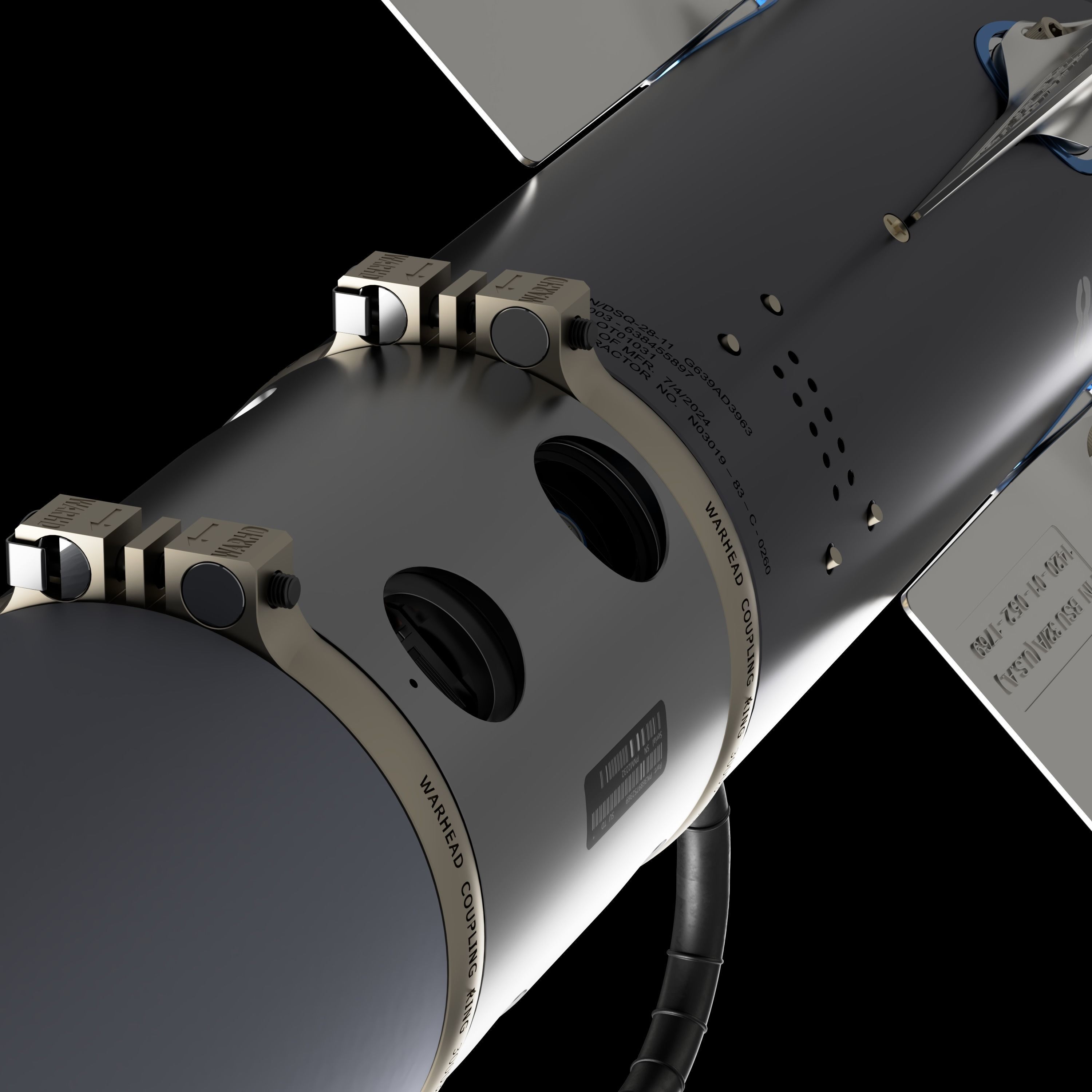 AIM-9L Sidewinder  - Extreme Detail- 3D Print Ready 3D print model_6