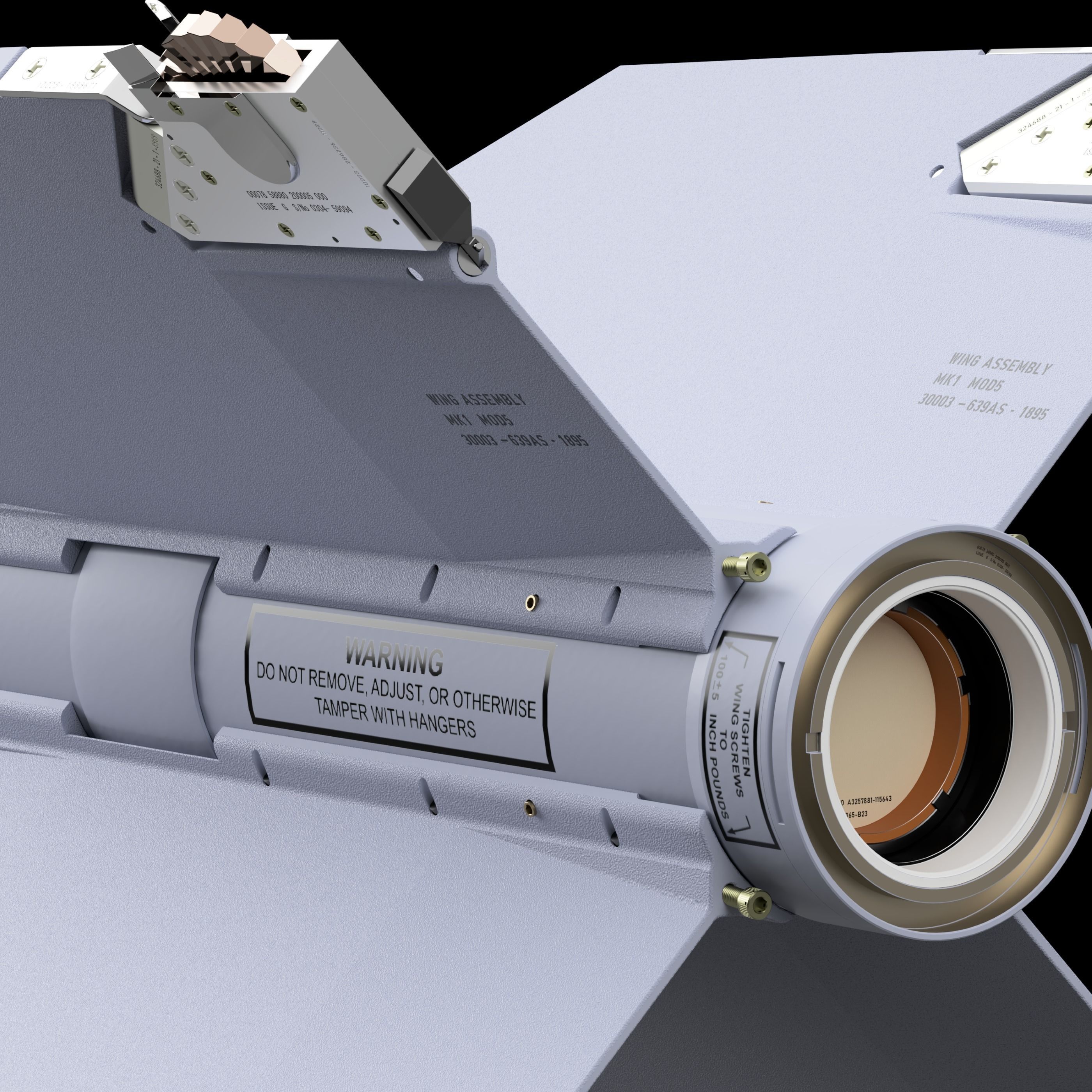 AIM-9L Sidewinder  - Extreme Detail- 3D Print Ready 3D print model_9