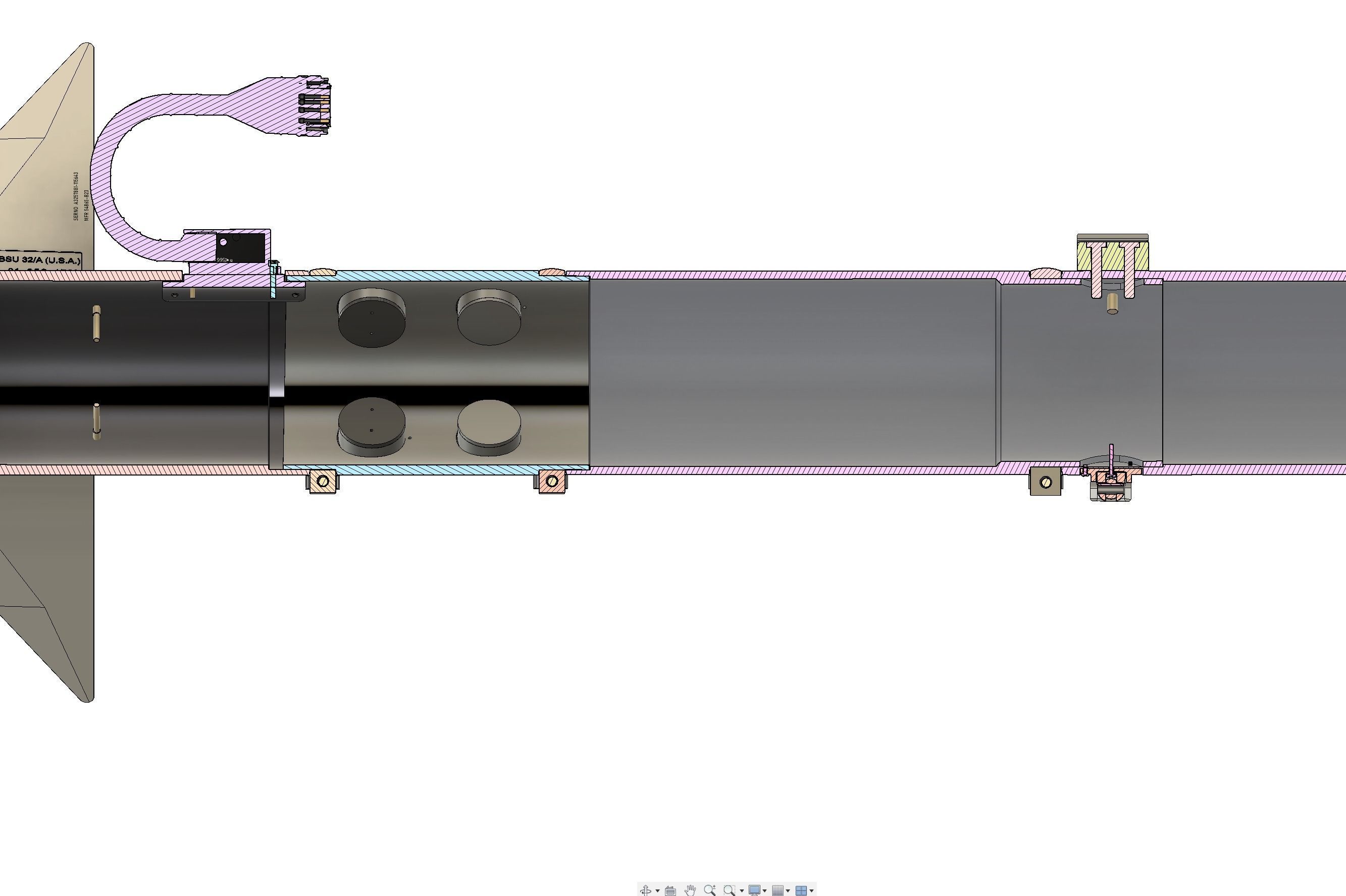 AIM-9L Sidewinder  - Extreme Detail- 3D Print Ready 3D print model_17