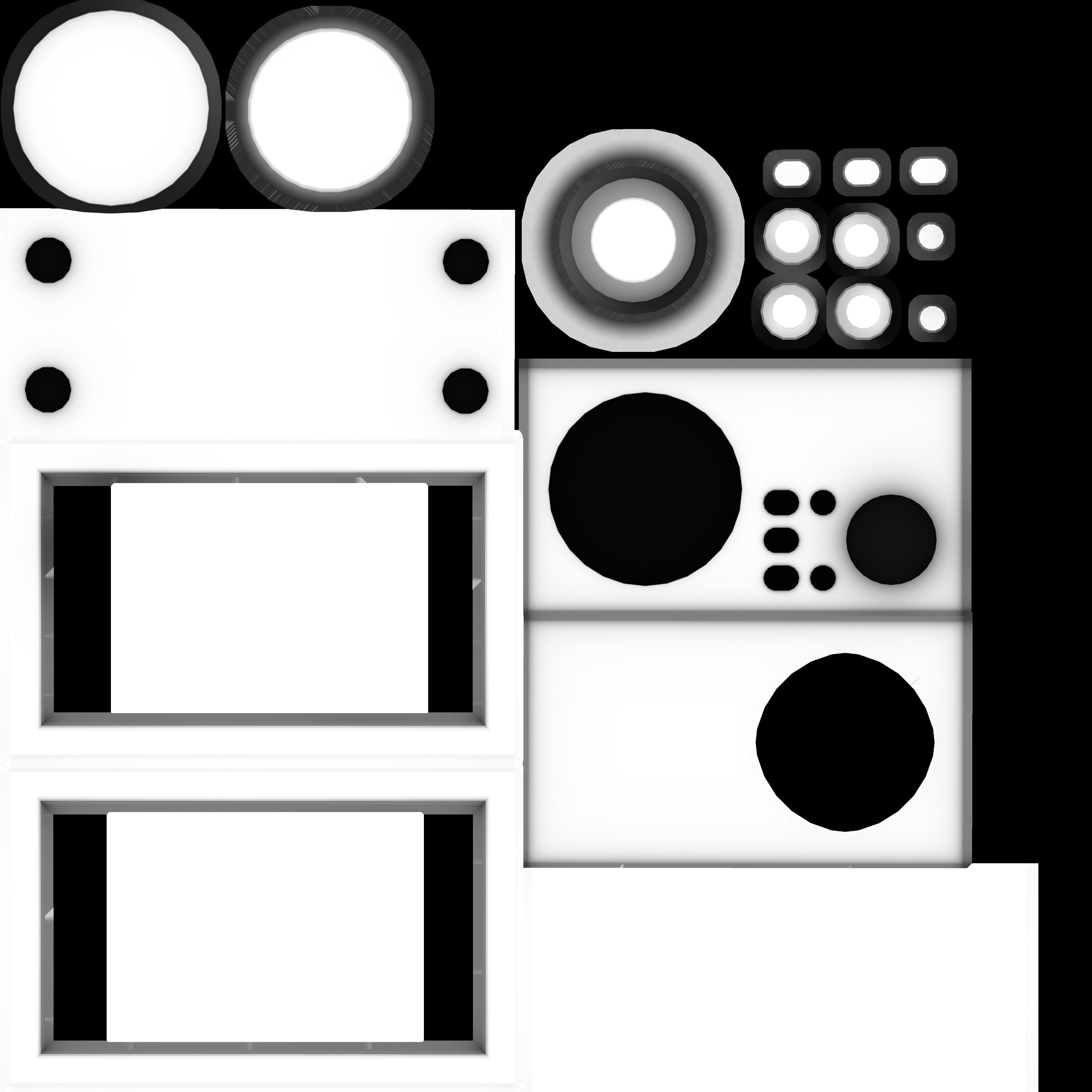 Game Ready Wooden Speaker 3D model_15